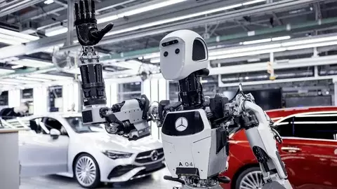 Robots humanoides para la planta de Mercedes