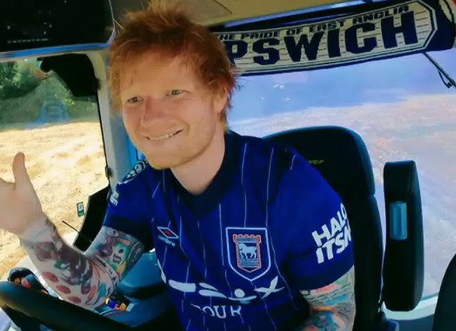 Ed Sheeran Ipswich Town