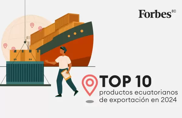 Top 10 productos ecuatorianos de exportación en el primer semestre de 2024