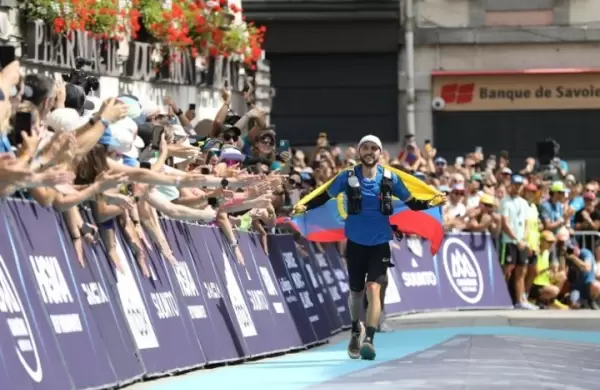 Podio ecuatoriano en la Ultra Trail Mont Blanc