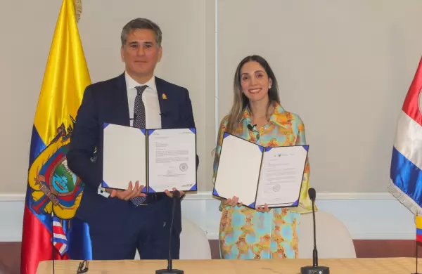 El acuerdo comercial entre Ecuador y Costa Rica regirá desde el 1 de octubre