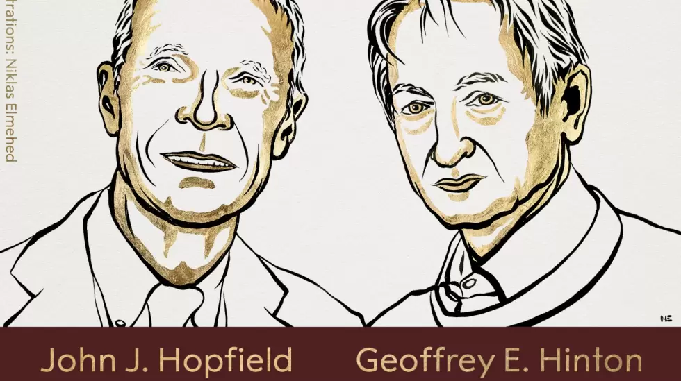 John Hopfield y Geoffrey Hinton premio Nobel de Fsica