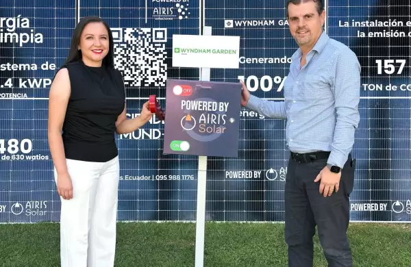 Wyndham Garden Quito se convierte en el primer hotel en Ecuador con energa 100% renovable en alianza con Airis