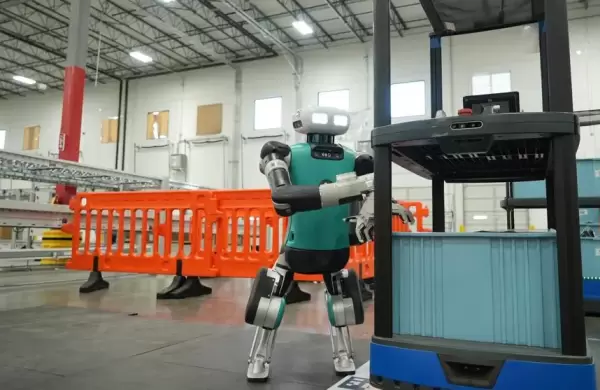 Conocé el único robot humanoide autónomo que trabaja en un centro de almacenamiento