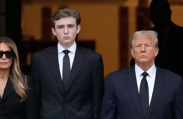 El video de Barron, hijo de Donald Trump, que salió a la luz y se hizo viral