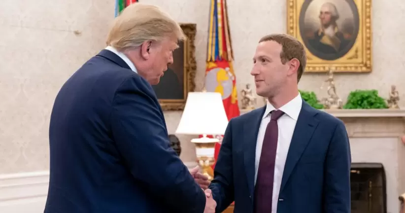 Trump Zuckerberg