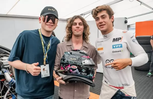 La increíble historia de Lucas Bricco, el diseñador detrás de los cascos personalizados que utiliza Franco Colapinto