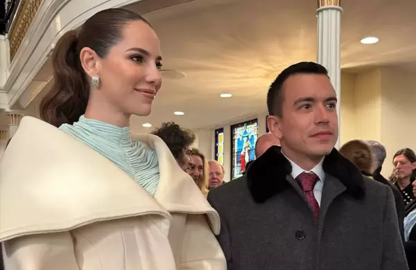 La primera dama ecuatoriana entre los looks ms destacados de la posesin de Trump