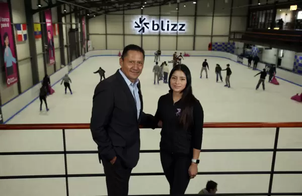 Quito tiene una pista de patinaje de hielo de US$ 1,5 millones