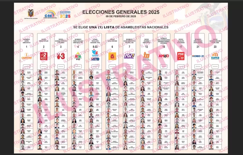 Elecciones Generales 2025 Asamblea nacional