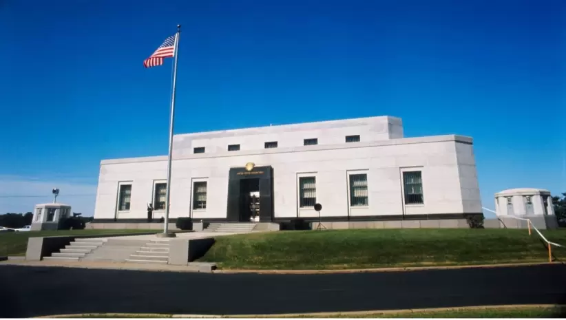 The U.S. Bullion Depository in Ft. Knox, Kentucky.