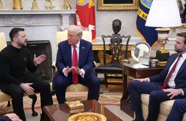 Trump amenaza a Zelensky durante una tensa reunin: 'hagan un acuerdo o nos retiramos'