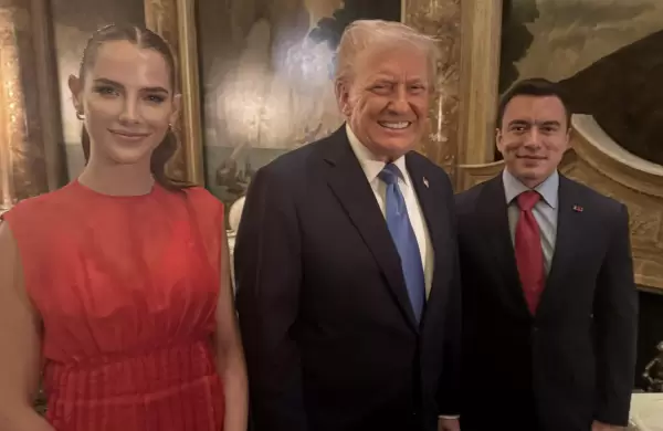 Donald Trump y otros lderes felicitan a Noboa tras su victoria electoral