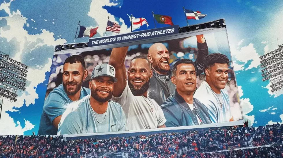 Los 10 deportistas mejor pagados