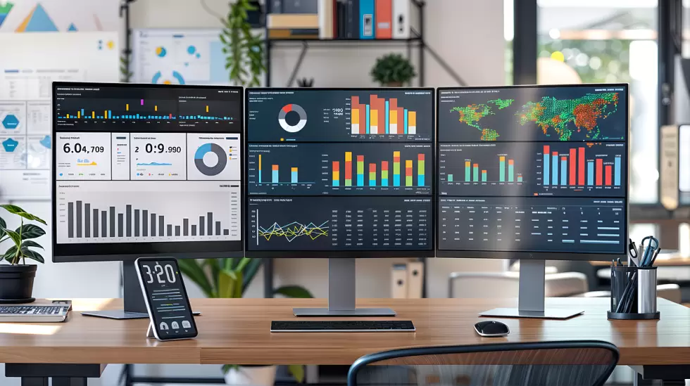 ai generado, oficina, panel, anlisis, kpi, negocio, mrketing, kpi, kpi, kpi, k