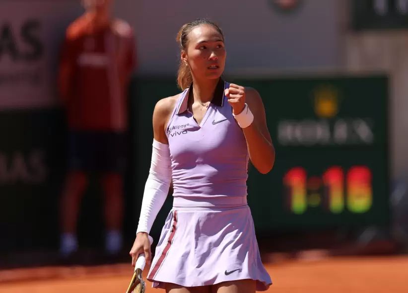 Qinwen Zheng (Photo by Julian Finney/Getty Images)