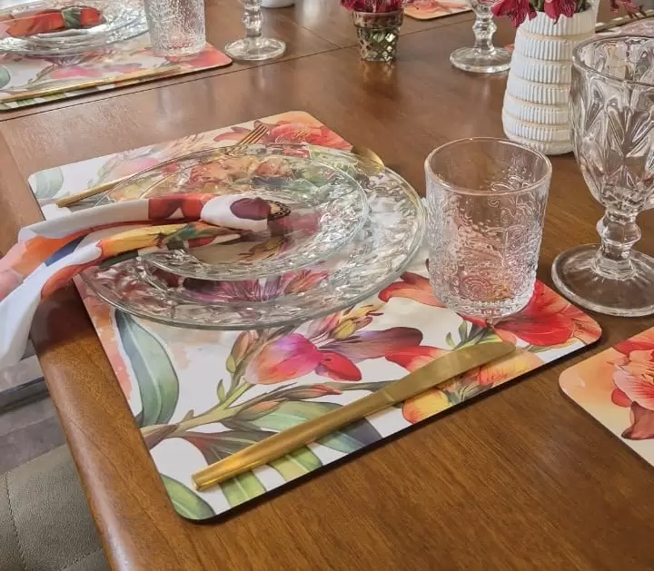 Menaje de comedor de Belén Guédez. Foto: cortesía