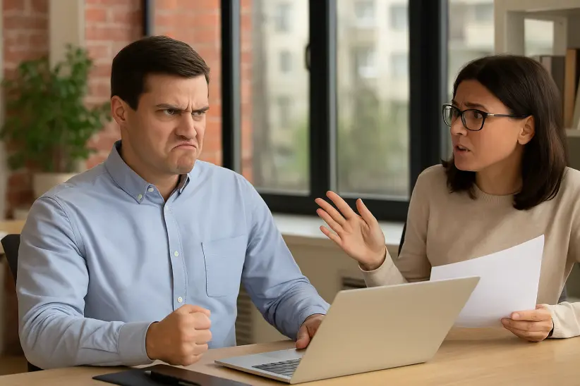 Comentarios negativos, feedback, autocrítica, oficina,