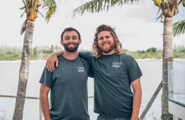 Con menos de 30 años, recaudaron US$ 8 millones para restaurar los arrecifes de coral y revolucionar la economía azul