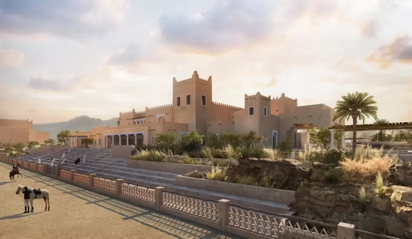 Royal diriyah equestrian center, fuente diriyah gate