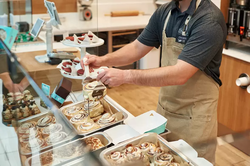 Cinnabon Uruguay. Gentileza: Cinnabon