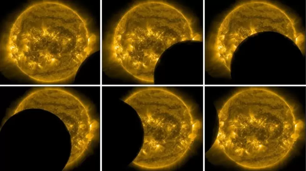 El Observatorio Dinmico Solar de la NASA captur un raro eclipse solar desde la