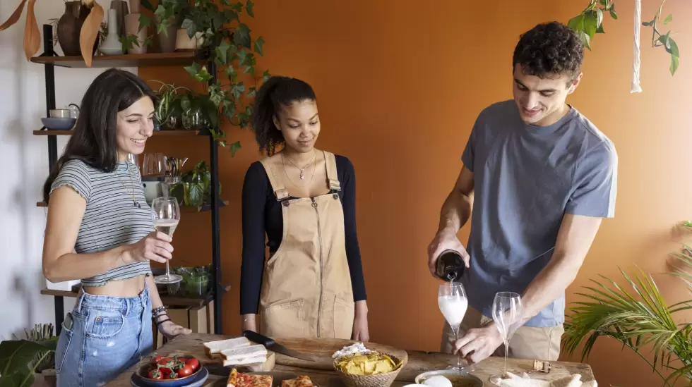 cocinar fuera de casa