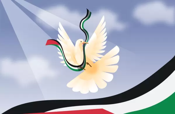 Palestina, roja y dorada