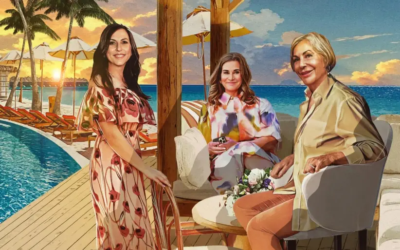 Mackenzie Scott, Melinda French Gates y  Alice Walton.