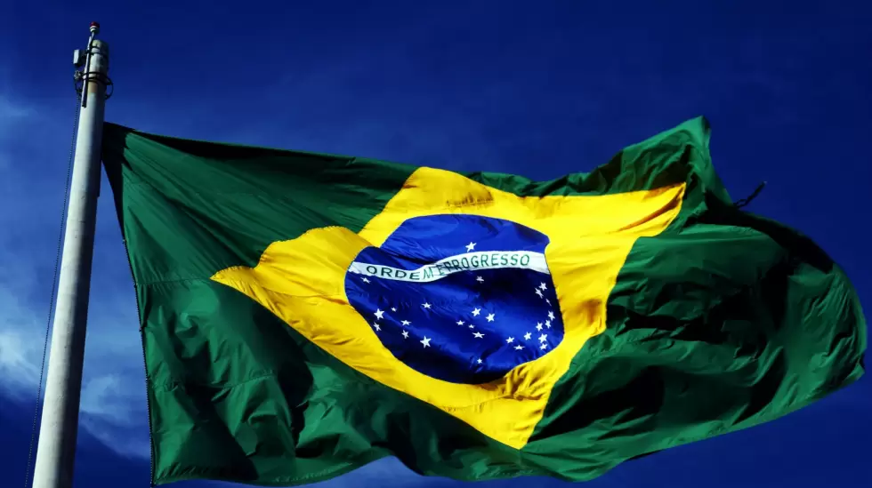 Bandera de Brasil. Foto: Pexels.