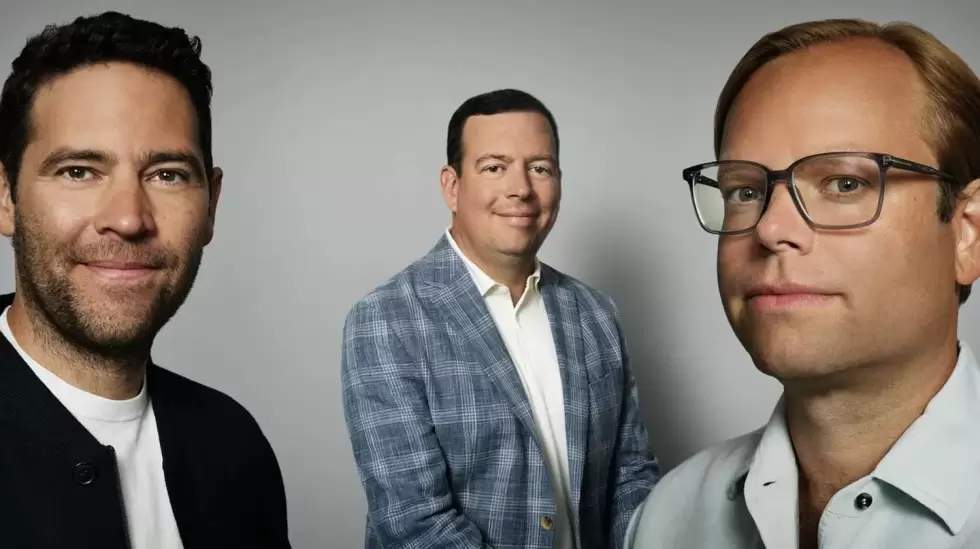 Los cofundadores de CoreWeave, Michael Intrator (no en la foto), Brannin McBee,