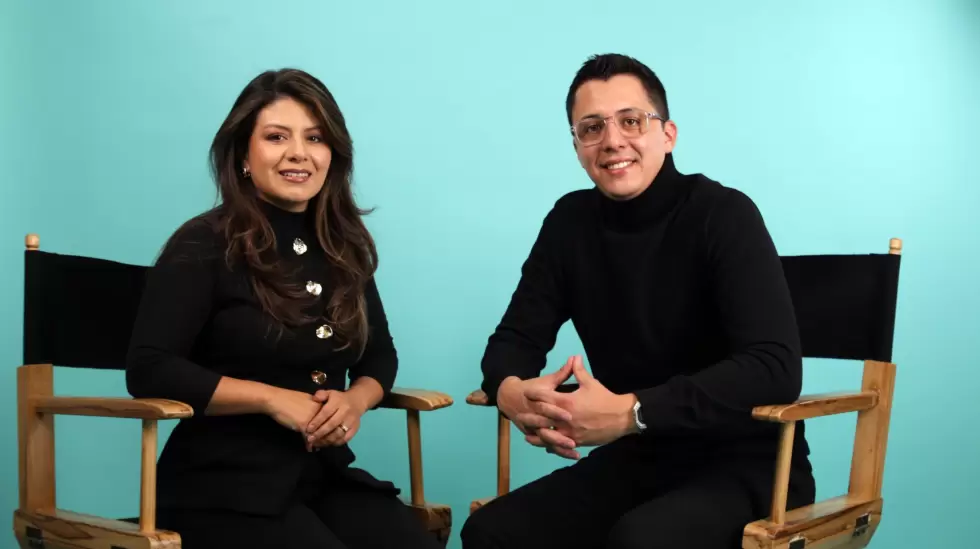 Leslie Narvez y Esteban Meneses