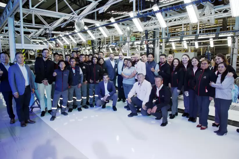 Planta ensambladora Aymesa con su producto Hyundai Creta