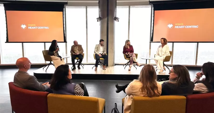 Panel de presentación del libro Heart Centric, de Chus Sanz. Foto: Gentileza Chus Sanz &Co.