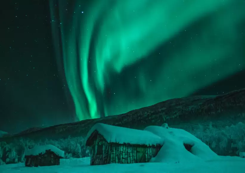 Auroras boreales. Foto: Pexels.