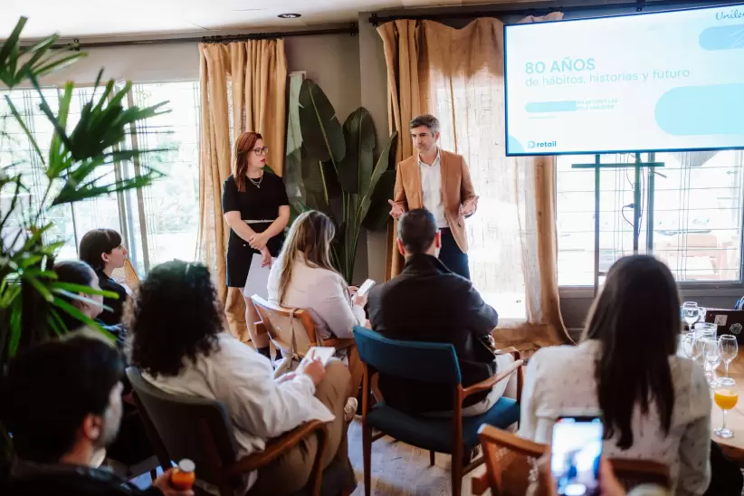Ana Laura Gudynas y Fernando Barreto. Foto: Marcelo Campi / Gentileza Unilever.