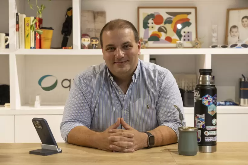 Juan Pablo Saibene, CEO de Qualabs y director de MTV. Foto: Nicolás Garrido.