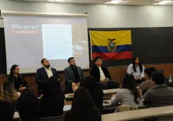 La Universidad de Columbia sostuvo un panel con cuatro ecuatorianos talentosos en el mundo de negocios