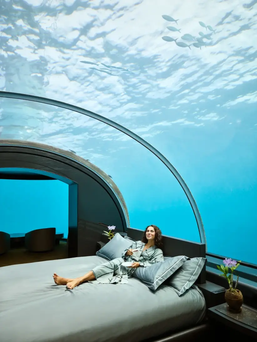 Hilton Conrad, la residencia submarinas de El Muraka, en Las Maldivas, las primeras en el mundo.