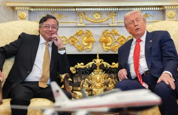 Petro asegura que Trump será mediador en el conflicto comercial entre Ecuador y Colombia
