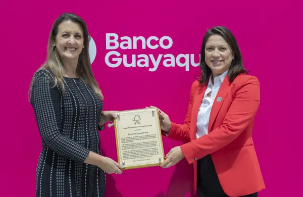 Banco Guayaquil es el primer banco de Latinoamérica en aliarse con FSC para garantizar compras con certificación responsable