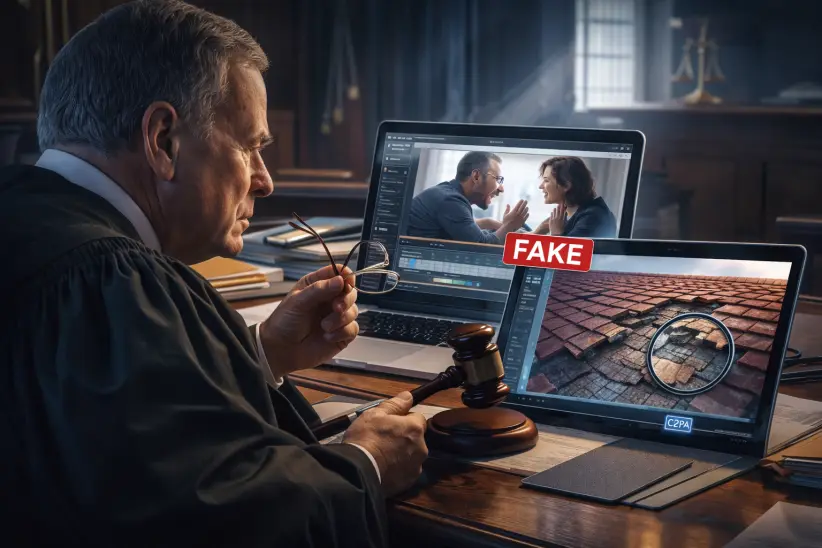 Fallos en base a material digital dudoso