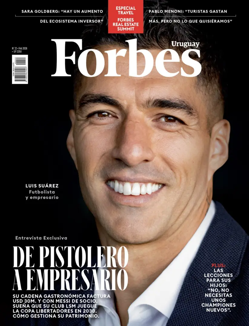FORBES URUGUAY TAPA #22 Luis Suárez