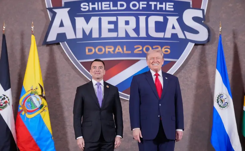 Noboa y líderes de la región firman acuerdo para combatir el narcoterrorismo