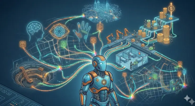 Robot humanoide (imagen generada por Gemini)