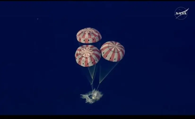 ¡Amerizaje! La misión Artemis II de la NASA regresó a la Tierra tras su misión lunar