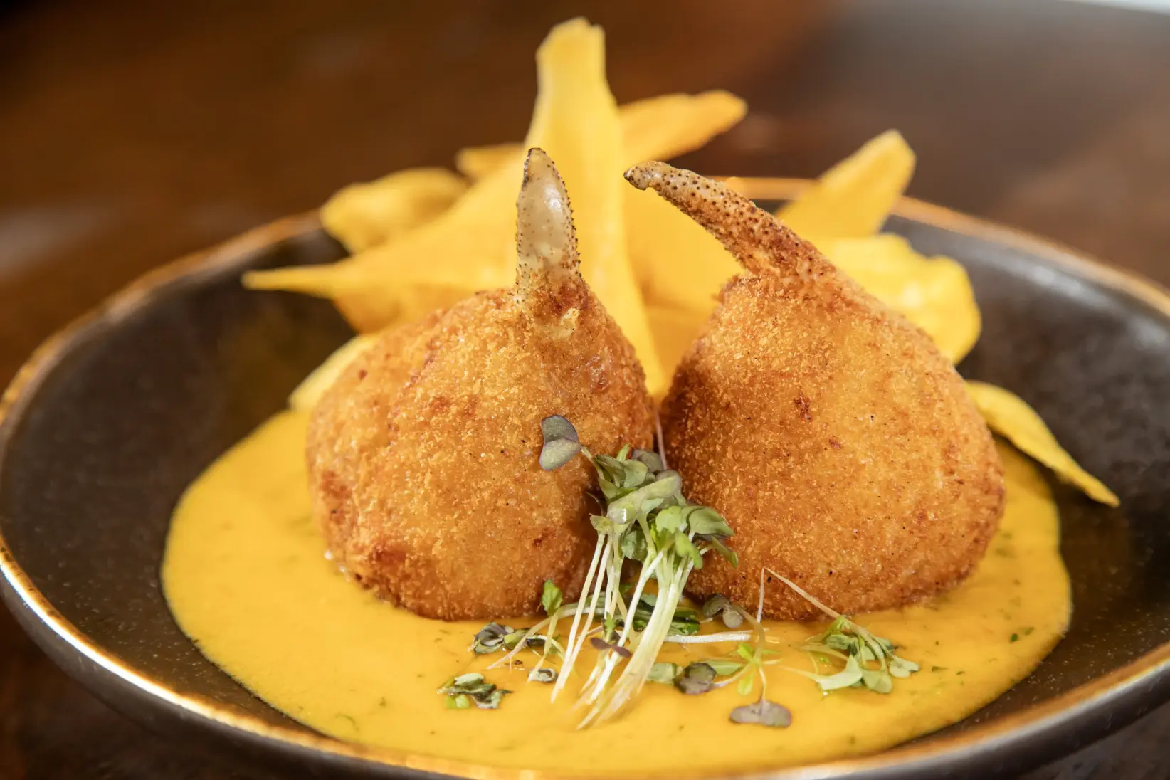 Croquetas de cangrejo