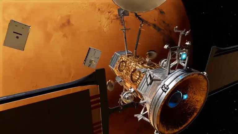 El ambicioso Mars Telecommunications Orbiter de Blue Origin por ahora deberá esperar un poco más.