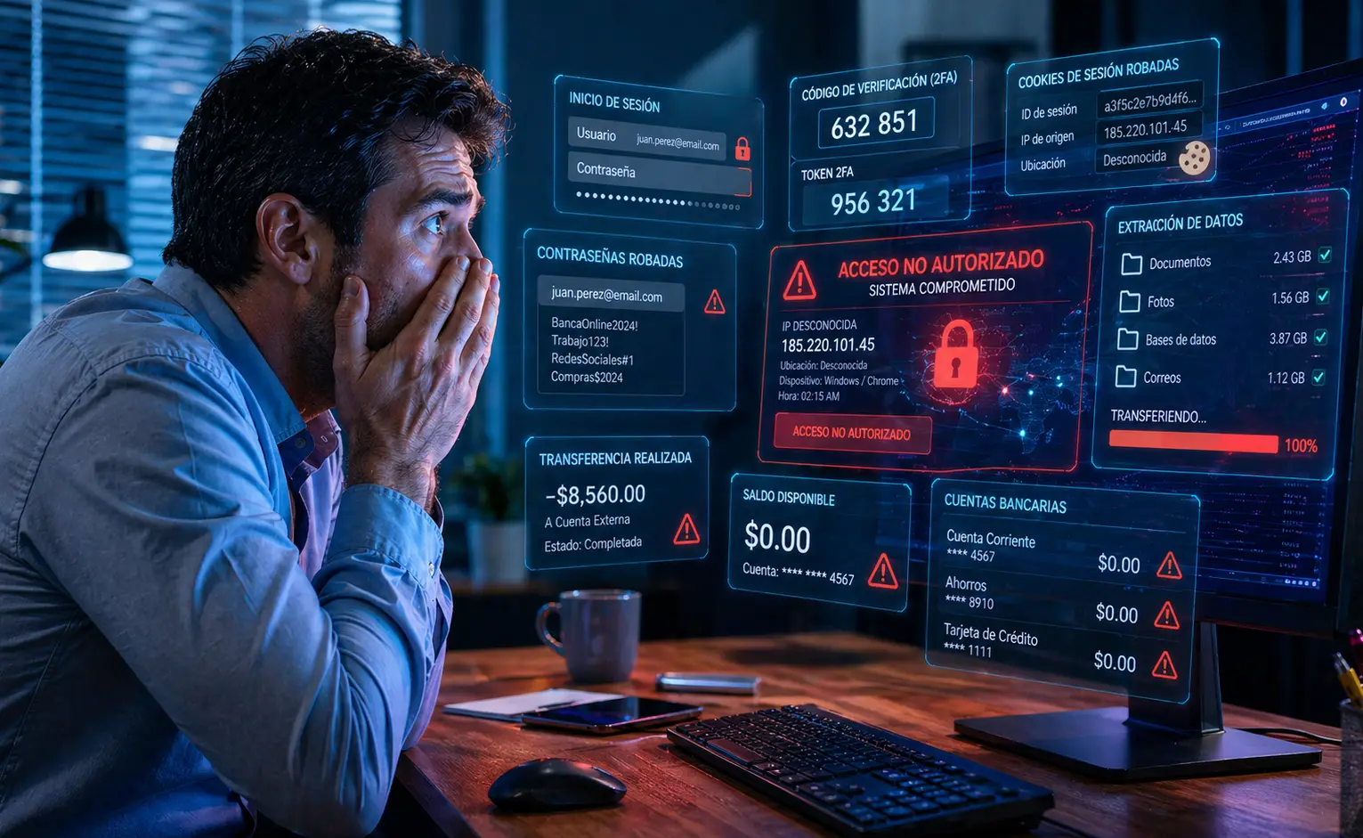 Ciberseguridad bajo presión: el mundo enfrenta una ola récord de contraseñas comprometidas 