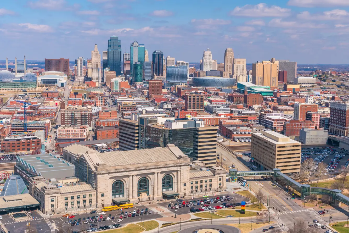 Vista aérea de Kansas City